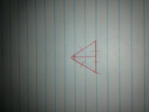 Постройте равнобедренный треугольник по биссектрисе и медиане проведенной к основанию. 50 ! ​