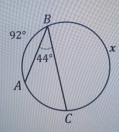 Пользуясь данными рисунка, найдите градусную меру дуги BC_________________Можно с решением​