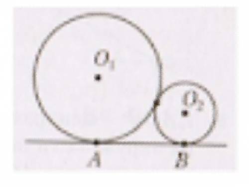 АВ общая касательная к двум касающимся окружностям радиусами 9 и 4 , А и В точки касания. Найдите дл