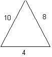 Какой из треугольников не подобен двум другим?