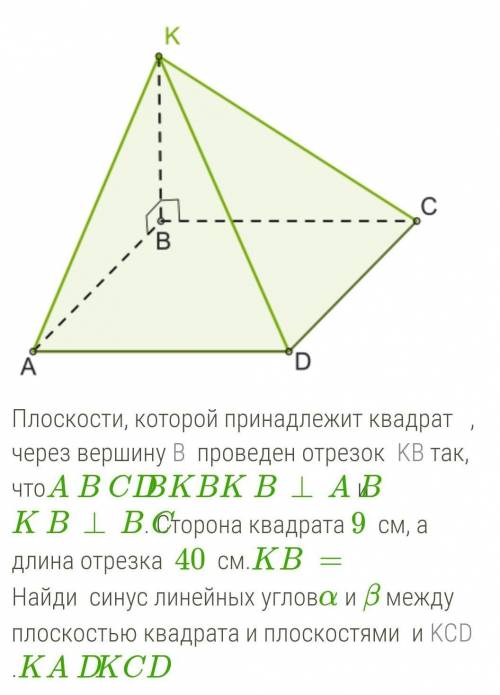 ответ введи в виде не сокращенного дроби :1)sinα = 2)sinβ= ​