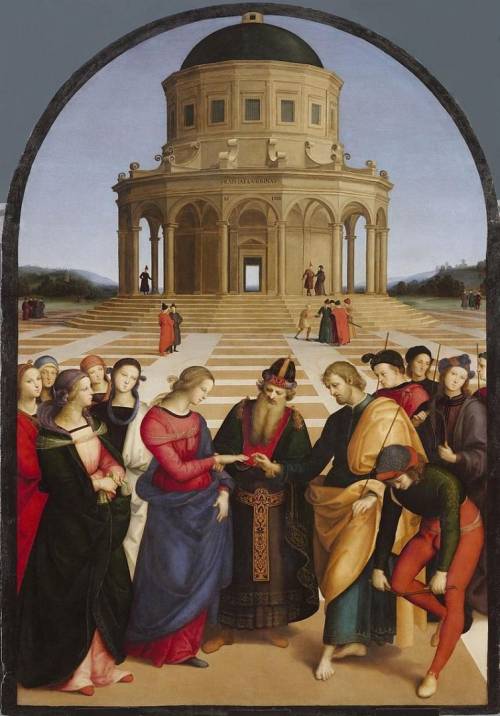 История искусств Сравните «Обручение Марии» Джотто и «Обручение Марии» Рафаэля. В чем схо