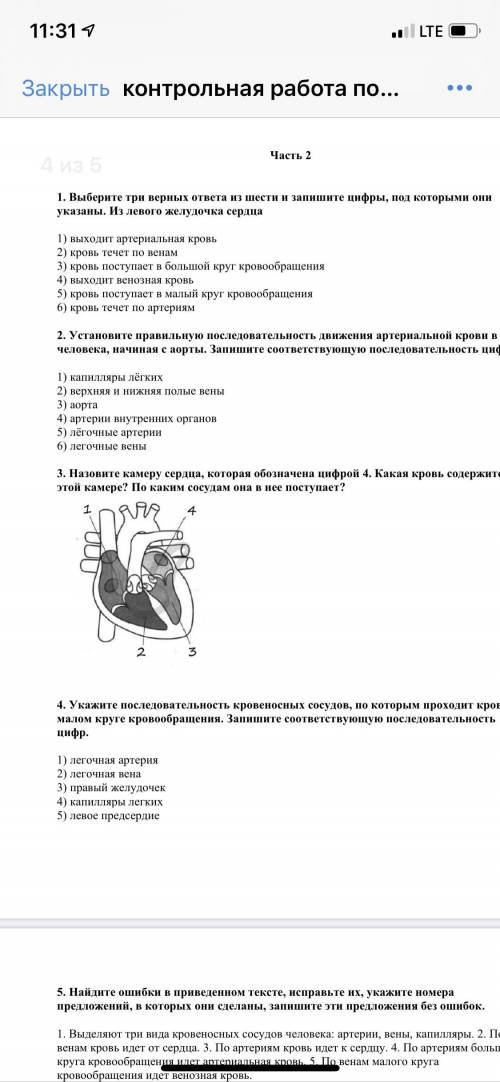 Физиология тесты, напишите пож ответы