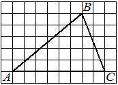 На клетчатой бумаге размером клетки 1 х 1 изображен треугольник АВС. Найдите длину его средней линии