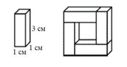 Найдите площадь полной поверхности фигуры справа.