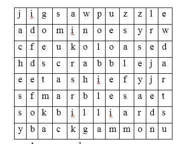 I. 1. Find 8 games and write them out. (Найди 8 игр и запиши)