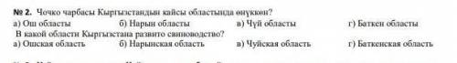 В какой области Кыргызстана развито свиноводство?​