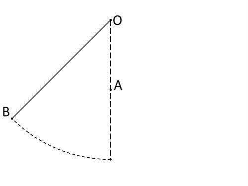 Математический маятник длиной 85 см совершает колебания параллельно вертикальной стенке. Ниже подвес