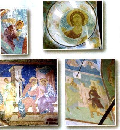 Рассмотрите фрески Дионисия Ферапонтова монастыря. Какие образы запечатлены на них? Какими художест