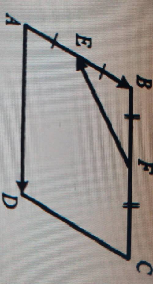 228. Точки E и F - середины сторон AB и ВС параллелограмма ABCDсоответственно (рис. 20). Выразите в