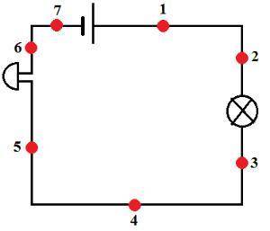 Рассмотри схему! Что происходит, если в точке 5 находится разомкнутый ключ? 3 shema.png Звонок зво