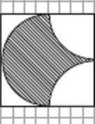 Користуючись малюнком, обчисли площу заштрихованої фігури (сторона квадрата дорівнює 4см).​
