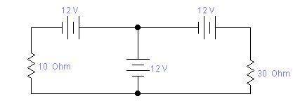 Найти силу тока в каждой ветви электрической цепи За правилом Киргофа (сопротивления резисторов пре