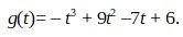 Материальная точка движется прямолинейно по закону x=g(t), где x – расстояние от точки отсчета в ме