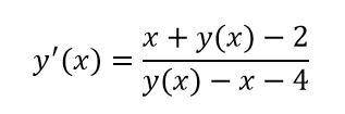 Решить дифференцированное уравнение:
