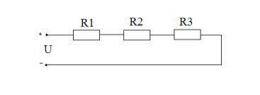 Опір резистора R1=10 Oм, R2=25Oм, R3=5Oм. Потужність,яка виділяється на першому пезисторі P1=40Вт.В