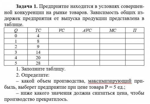 решить задачу по экономике