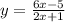 y=\frac{6x-5}{2x+1}