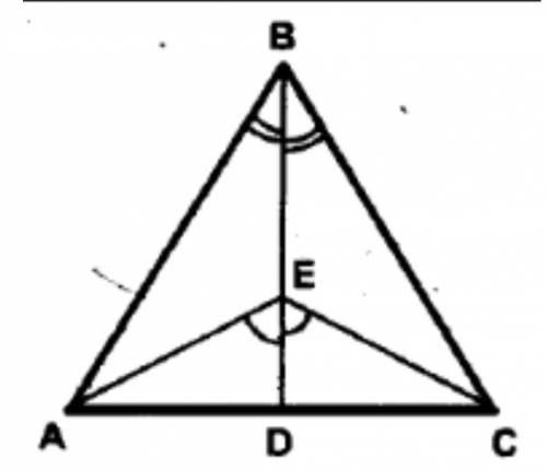 Доказать,что треугольник АВС равнобедренный​