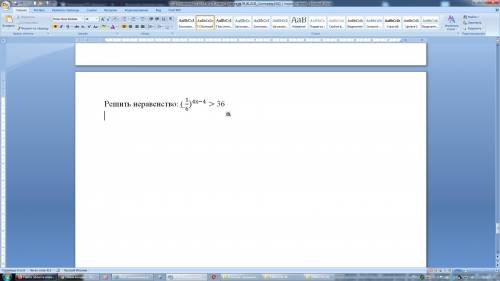 Решить неравенство: (1/6)^(4х-4) > 36