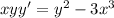 xyy'=y^2-3x^3