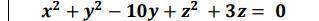Докажите, что данное уравнение является уравнением сферы. Найдите координаты центра и радиус этой