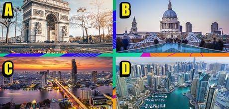 Какой из городов на картинке самый посещаемый?