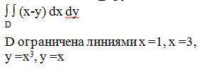 Математики, выручайте. 1) Решить двойной интеграл2) Решить двойной интеграл по области