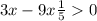 3x - 9x \frac{1}{5} 0