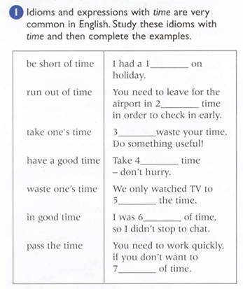Идиомы и выражения со временем очень распространены в английском языке. Изучите эти идиомы со време