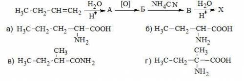 Какое соединение (Х) образуется в результате следующих превращений: (в фото)