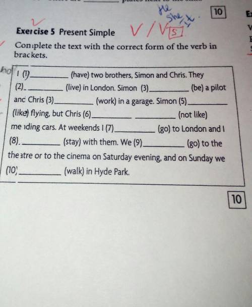 Complete the text with the correct form of the verb in brackets​