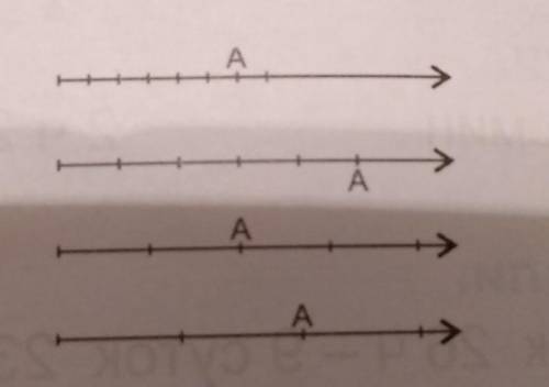 На каком луче точка А указана правильно?​