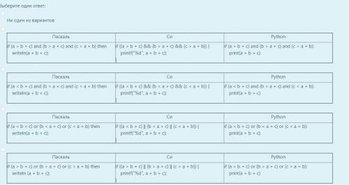 Переменные a,b,c - длины сторон треугольника. Фрагмент программы, которая вычисляет периметр треугол