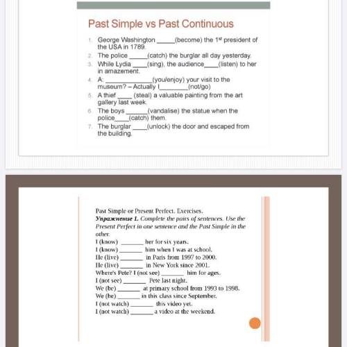 Past Simple vs Past Continuous 1. George Washington ＿(become) the 1st president of the USAin 1789. 2