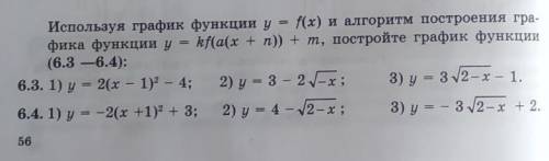 Номер 6.3 (1)алгебра 10 классграфик функции y=f(x)​
