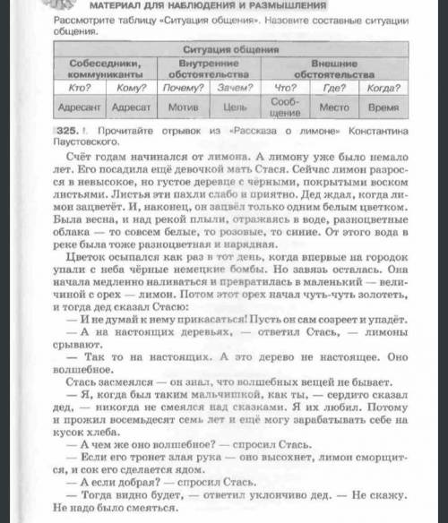 разобраться с вопросами-1)восстановите и опишите внешние обстоятельства общения 2)укажите внутренние