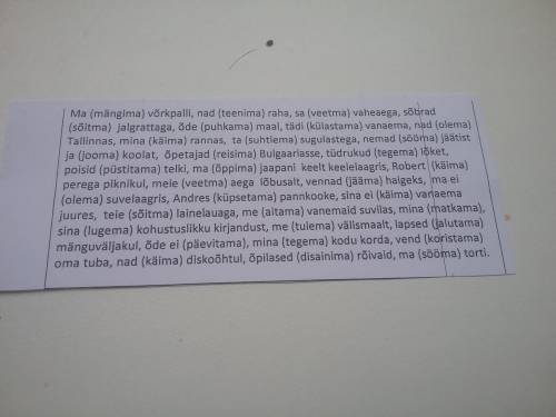 плз напишите в времни слова можно без предложений это эстонцкий