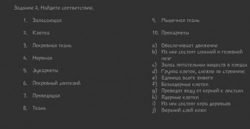 БИОЛОГИЯ,❗❗❗ ‼️ ‼️НАЙДИТЕ СООТВЕТСТВИЯТКАНИ И ОРГАНИЗМЫСМОТРЕТЬ НА ФОТО☜​​