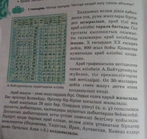 Мәтіндегі қарамен жазылған етістіктерді байланыстын сөздерімен қосып, теріп жазыңдар.​