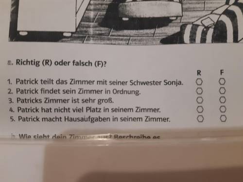 Richtig(R)oder falsch(F)