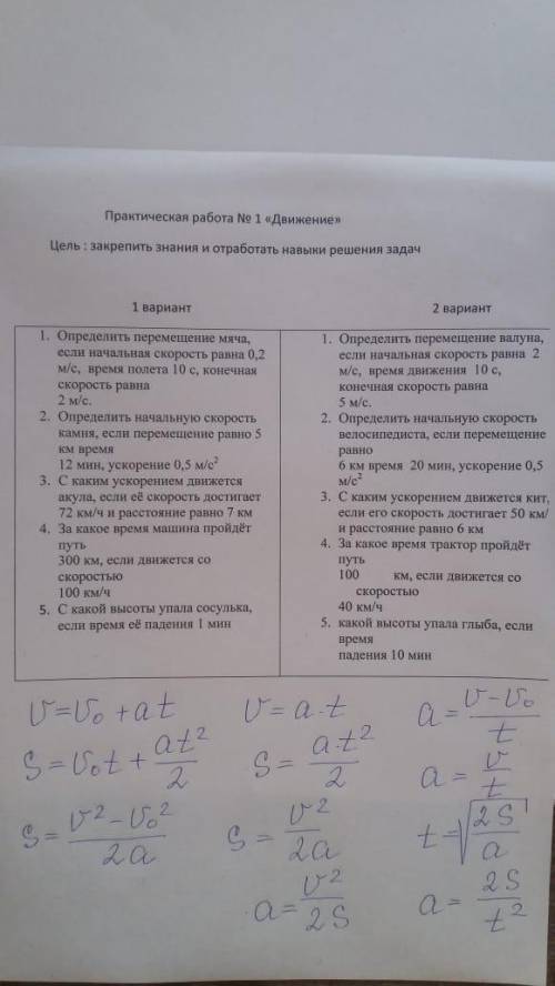 Задачи по физике 1 определить перемещение мяча, если начальная скорость равна 0,2 м/с, время полёта