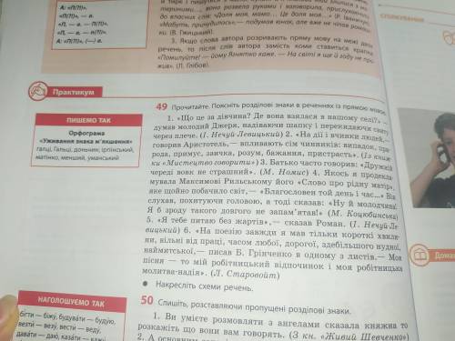 Схемы предложений Укр мова 9 класс