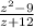 \frac{z^{2}-9 }{z+12}