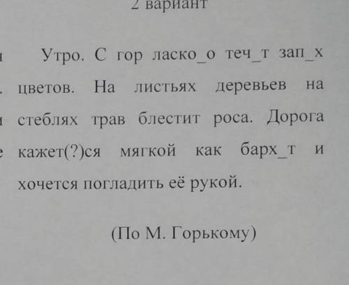 Подчеркните все имена существительные как члены предложения.