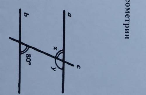 Прямые a и b изображены на рисунке параллельны найте углы x и y​