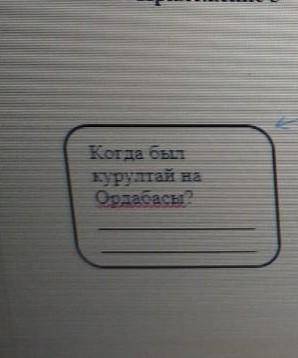 Когда был Курултай на Ордабасы?​