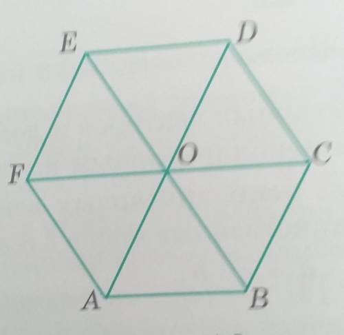 для правильного шестиугольника ABCDEF найдите такое число t,для которого: а) AD=t×BC; b)CF=t×AB; в)D