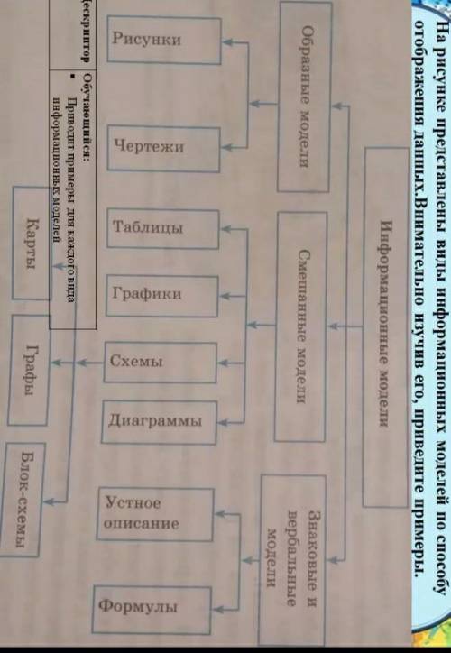 Приведите примеры для географических моделей таблица​