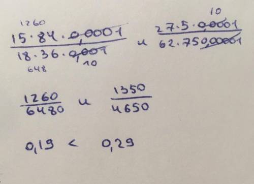 Сравните дроби и распишите каждое действие подробно